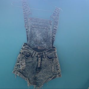 Denim Overall Shorts (Detachable) NEW!
